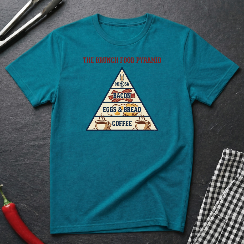 Brunch Food Pyramid T-Shirt