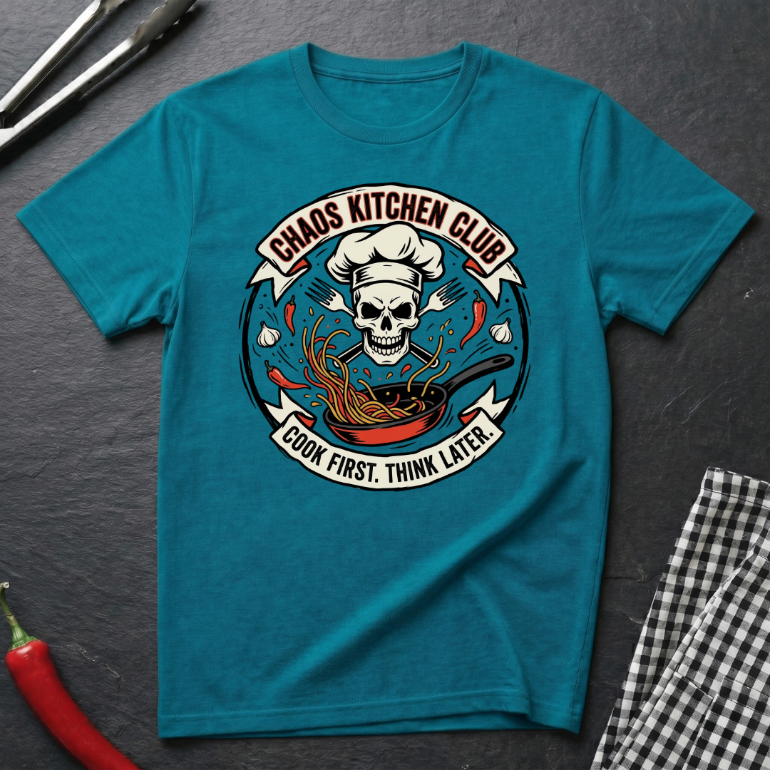 Cook First Think Later T-Shirt