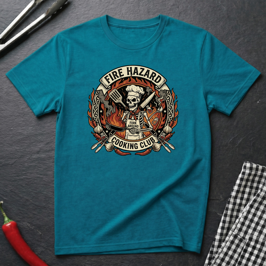 Fire Hazard Cooking Club T-Shirt