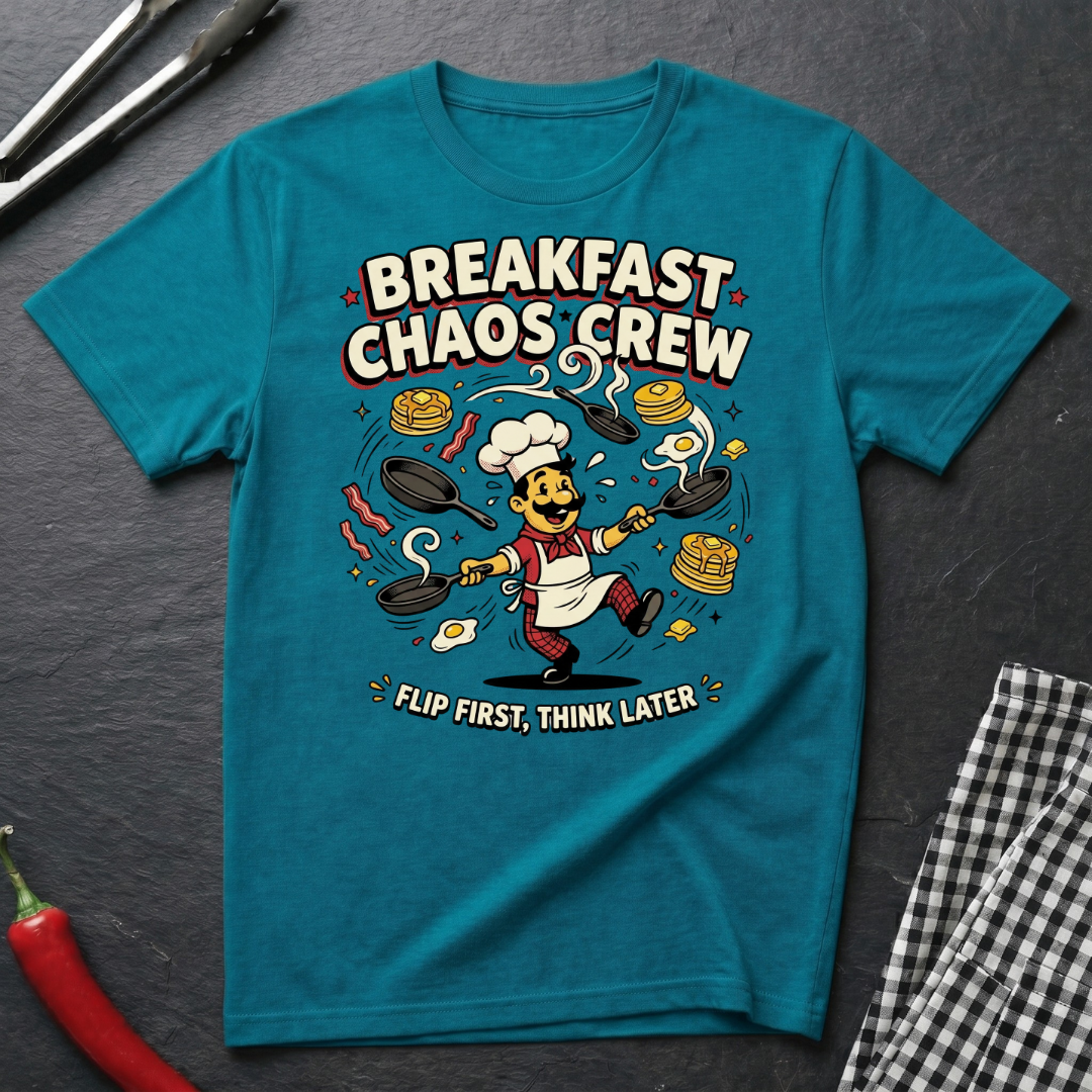 Breakfast Chaos Crew T-Shirt