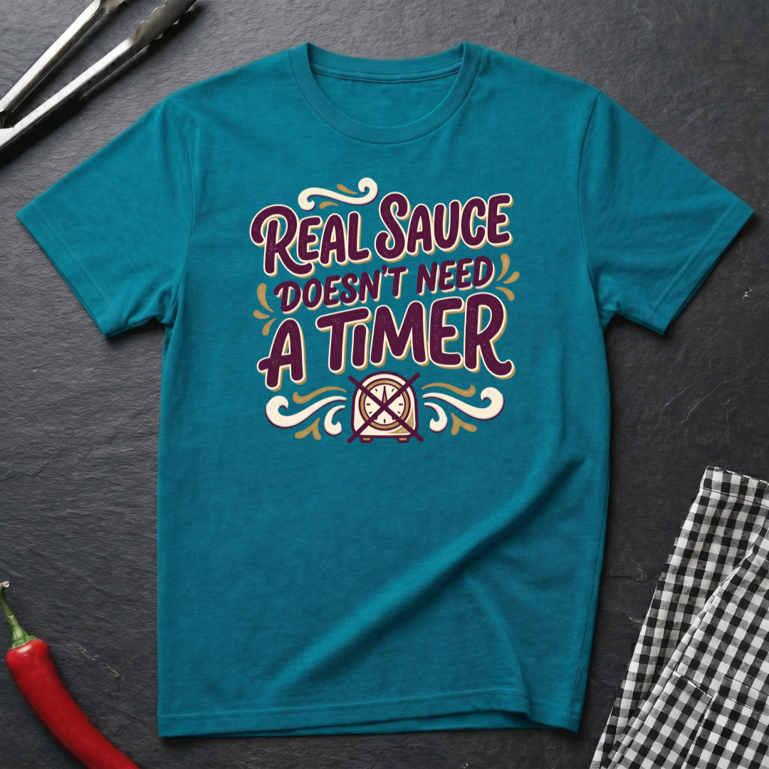 Sauce Doesn't Need A Timer T-Shirt
