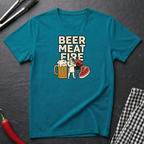 Beer Meat Fire T-Shirt