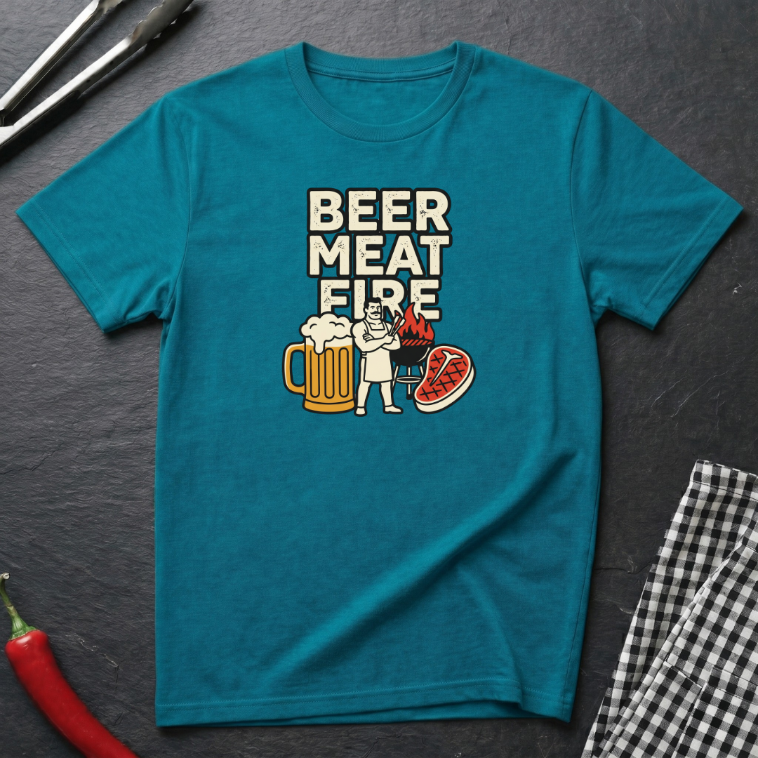 Beer Meat Fire T-Shirt