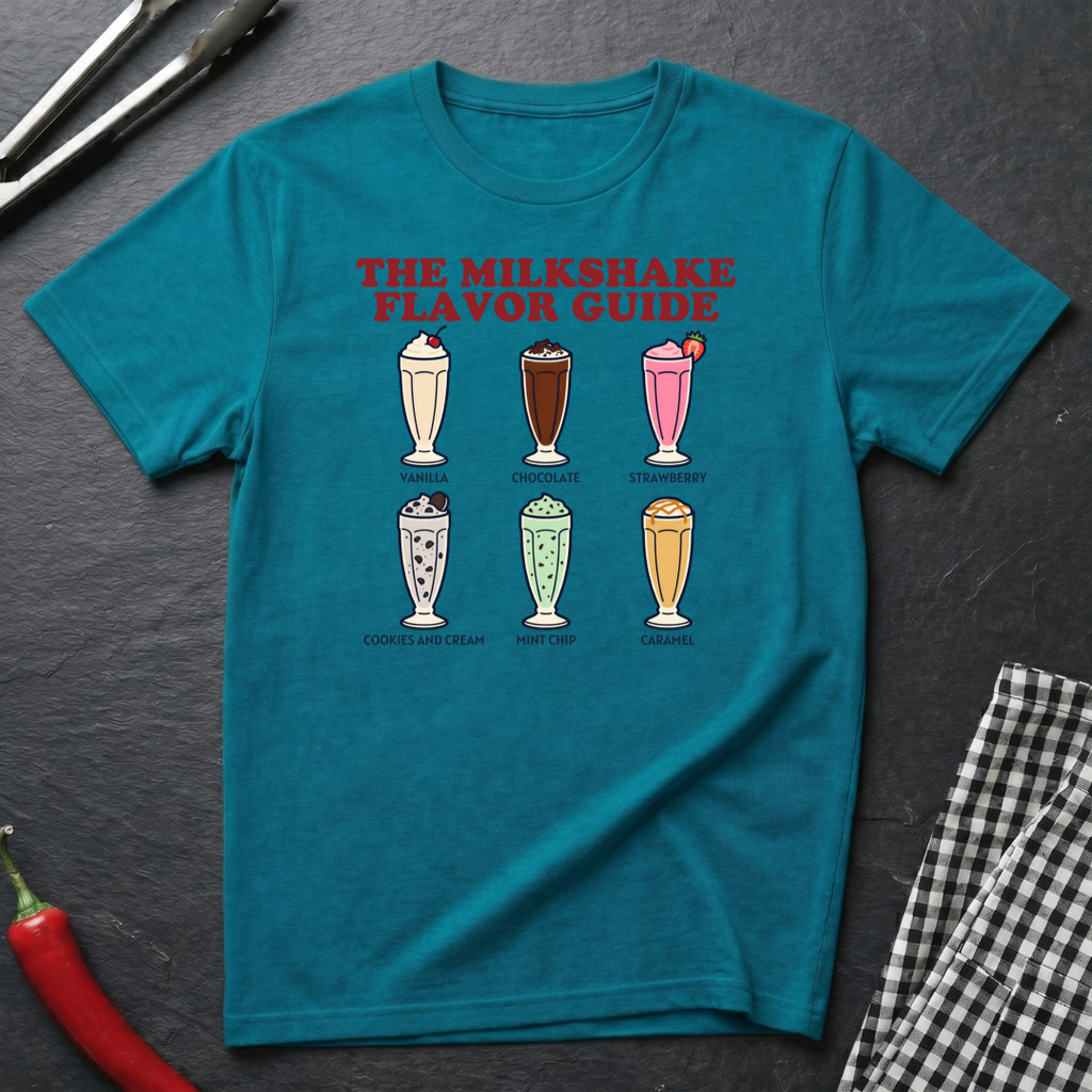 Milkshake Flavor Guide T-Shirt