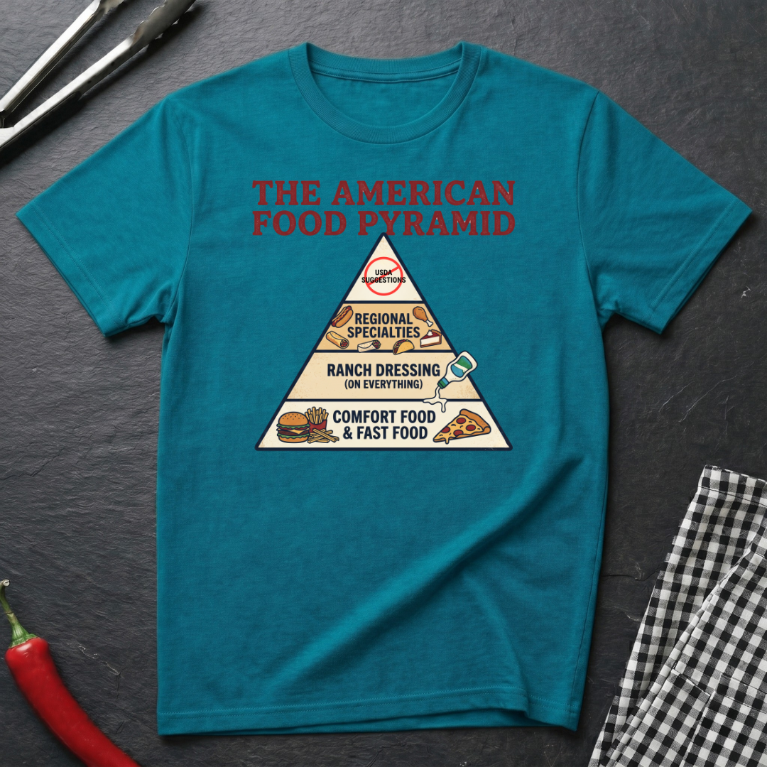 American Food Pyramid T-Shirt