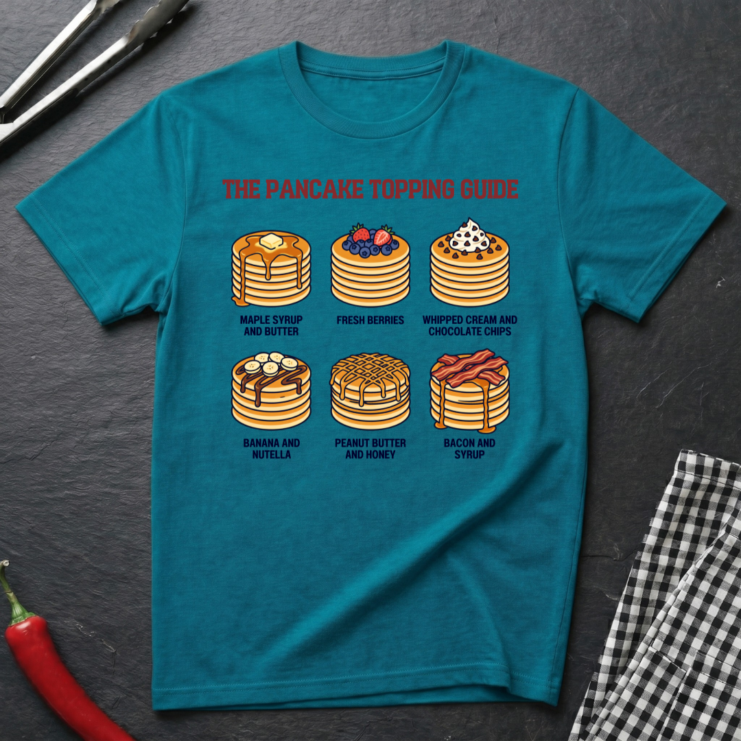Pancake Topping Guide T-Shirt