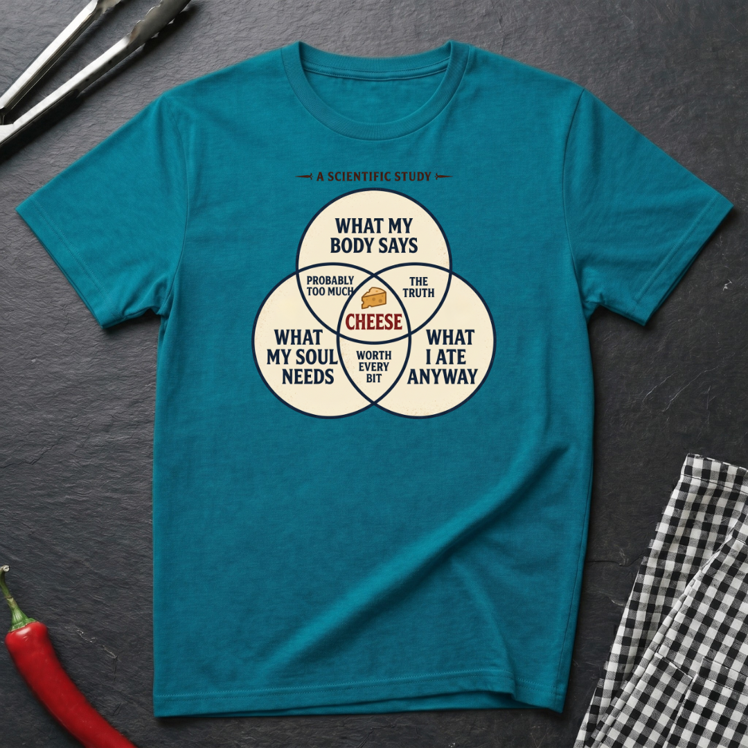 Cheese Need Diagram T-Shirt