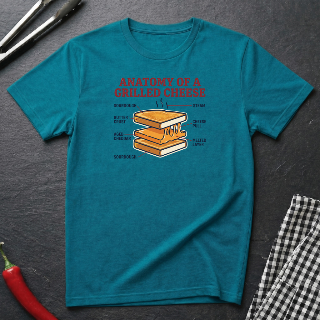 Grilled Cheese Anatomy T-Shirt
