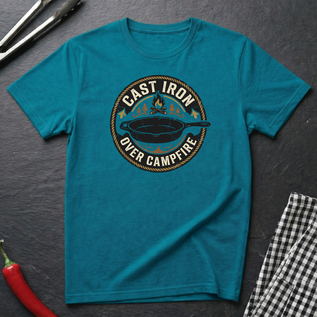 Cast Iron Over Campfire T-Shirt