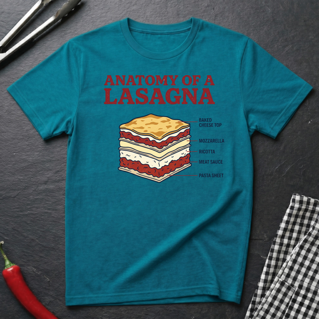 Lasagna Anatomy T-Shirt