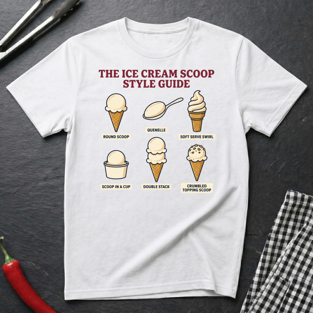 Ice Cream Scoop Guide T-Shirt
