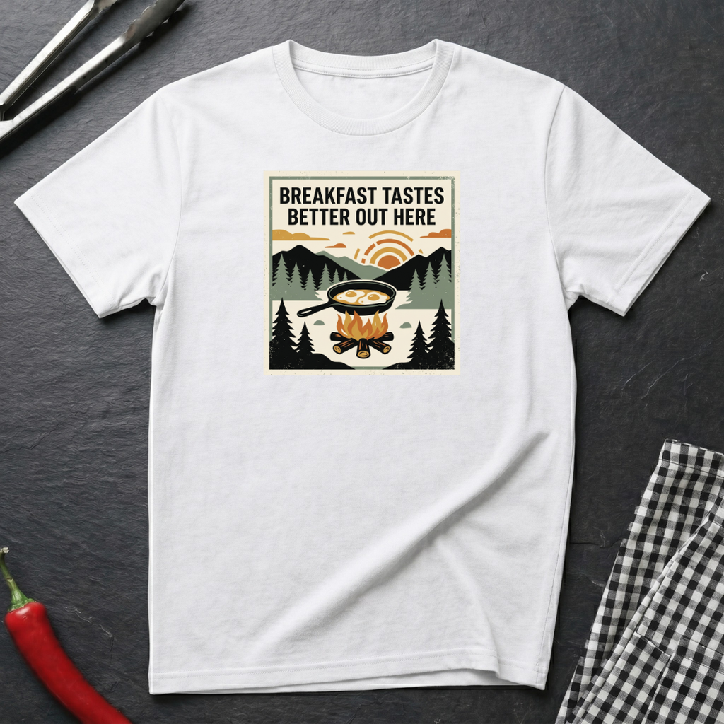 Breakfast Tastes Better Out Here T-Shirt