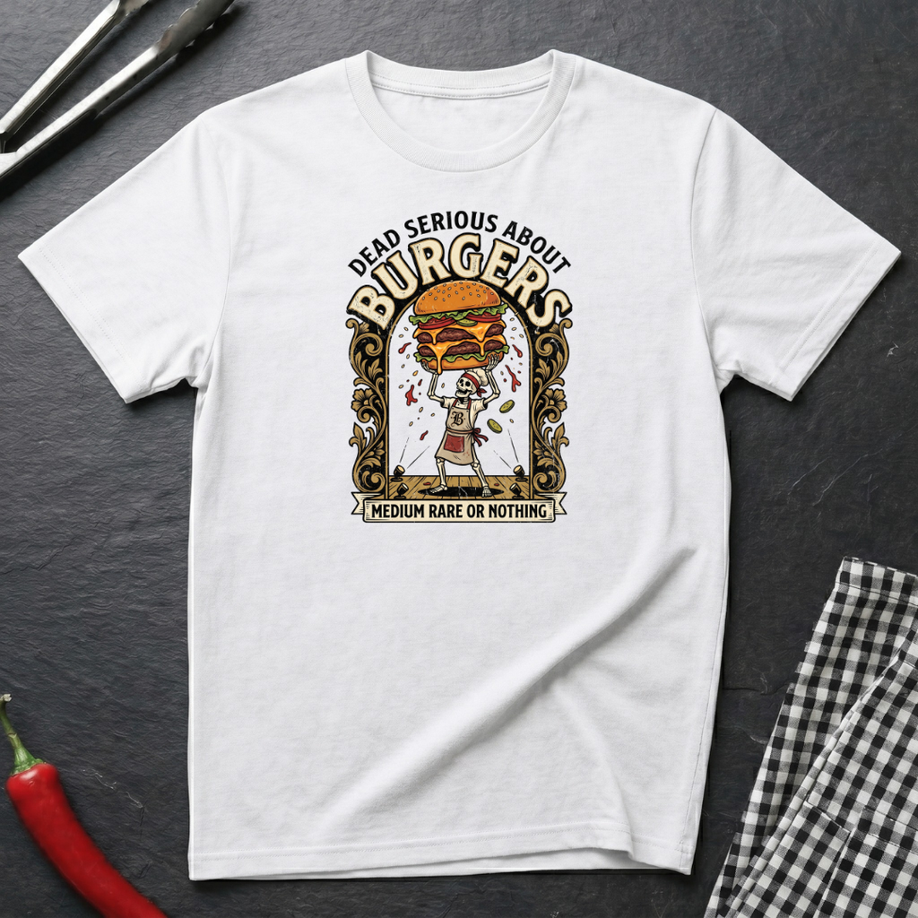 Dead Serious About Burgers T-Shirt