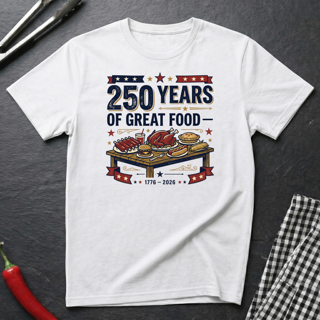 250 Years Of Food T-Shirt
