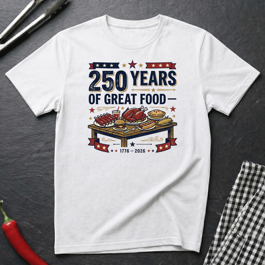 250 Years Of Food T-Shirt