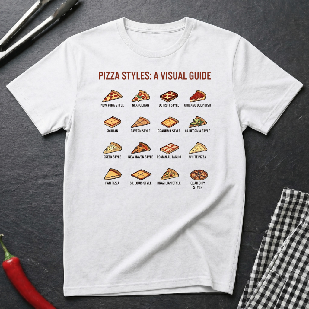 Pizza Visual Guide T-Shirt