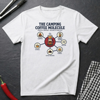 Camping Coffee Molecule T-Shirt