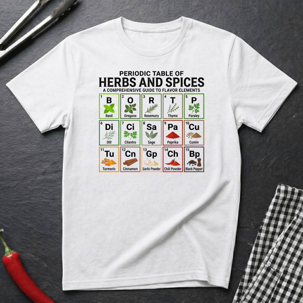Table of Herbs & Spices T-Shirt