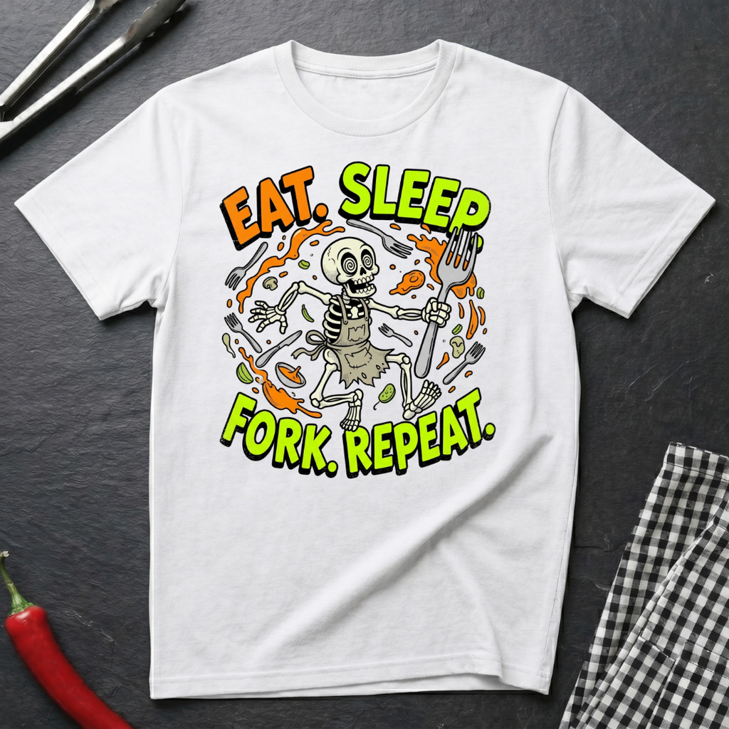 Eat.Sleep.Fork.Repeat. T-Shirt