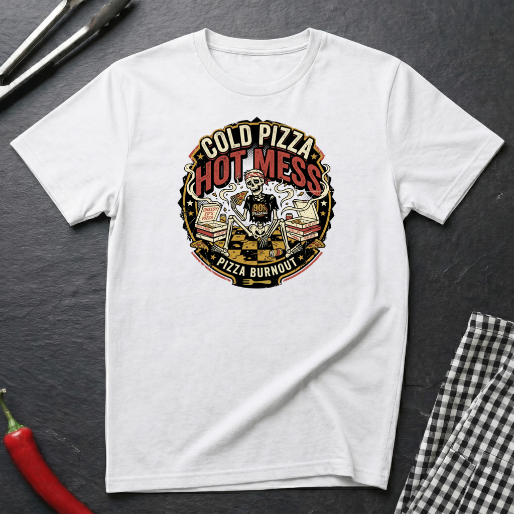 Cold Pizza Hot Mess T-Shirt