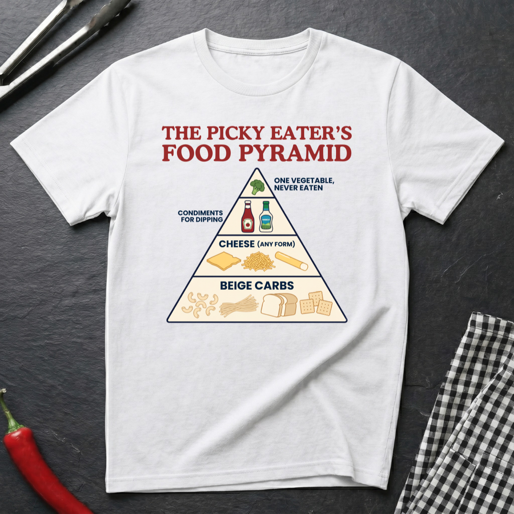 Picky Eater's Food Pyramid T-Shirt