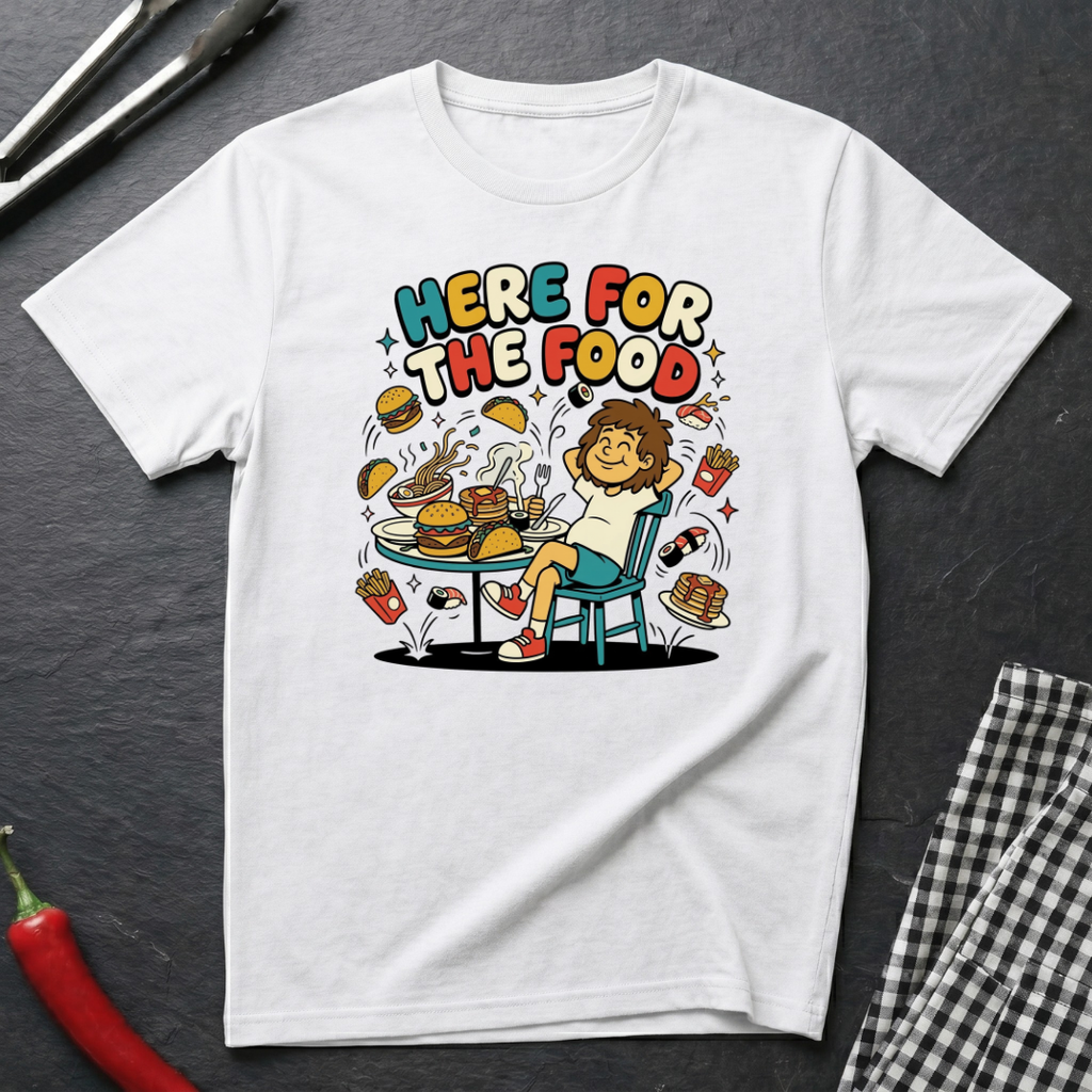 Here For the Food T-Shirt