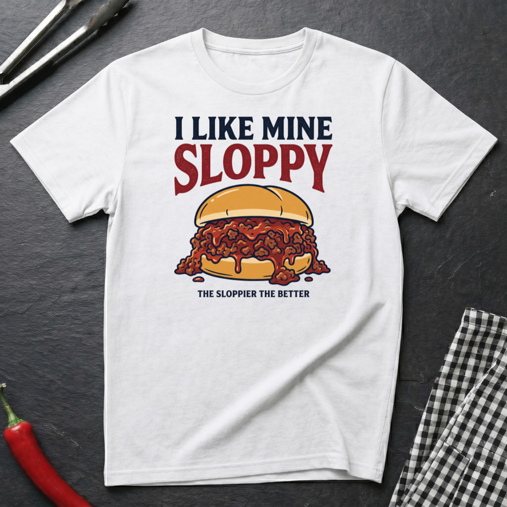 I Like Mine Sloppy T-Shirt