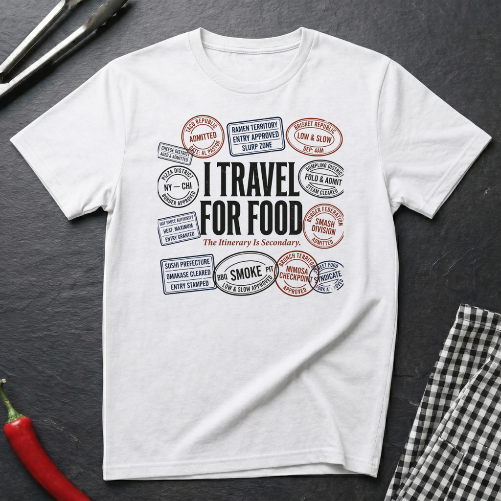 Travel For Food T-Shirt