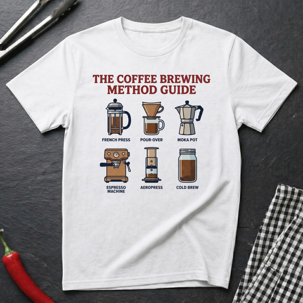 Coffee Brewing Guide T-Shirt