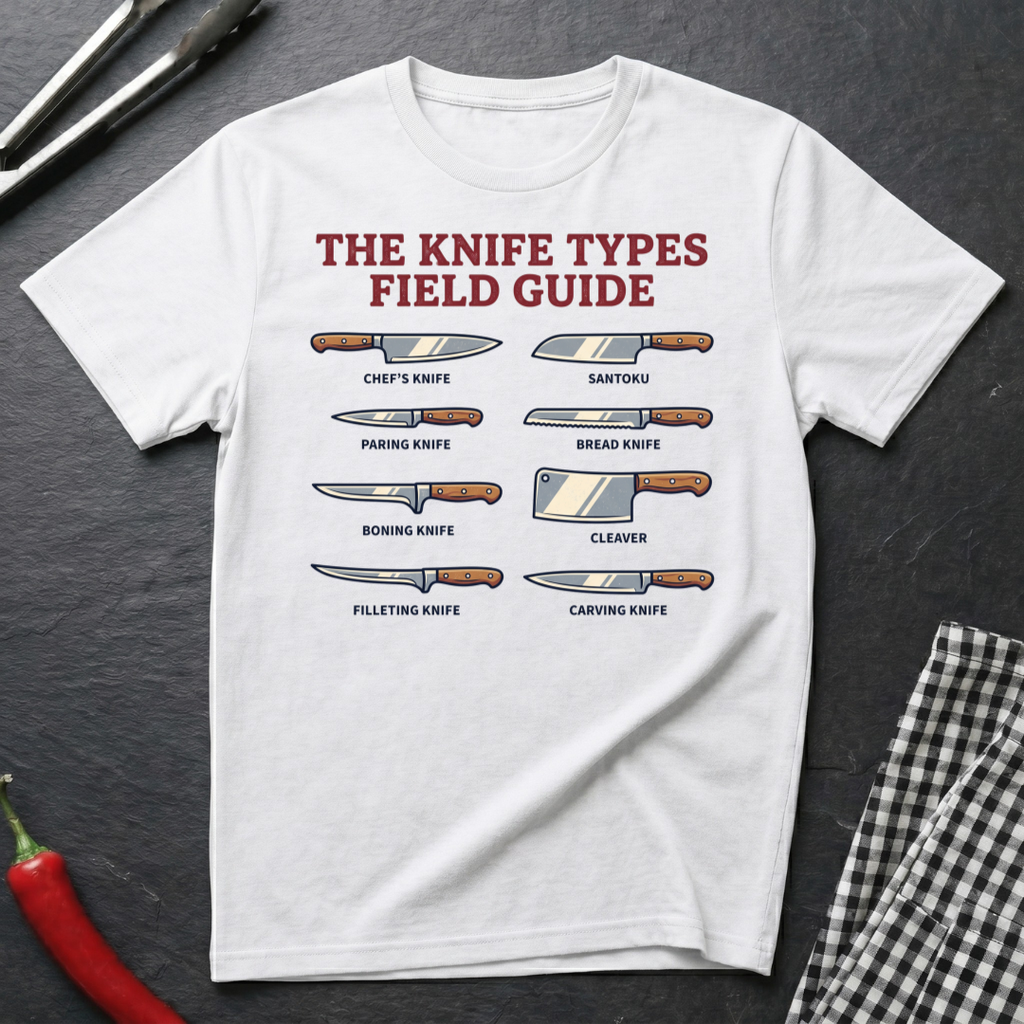 Knife Type Field Guide T-Shirt