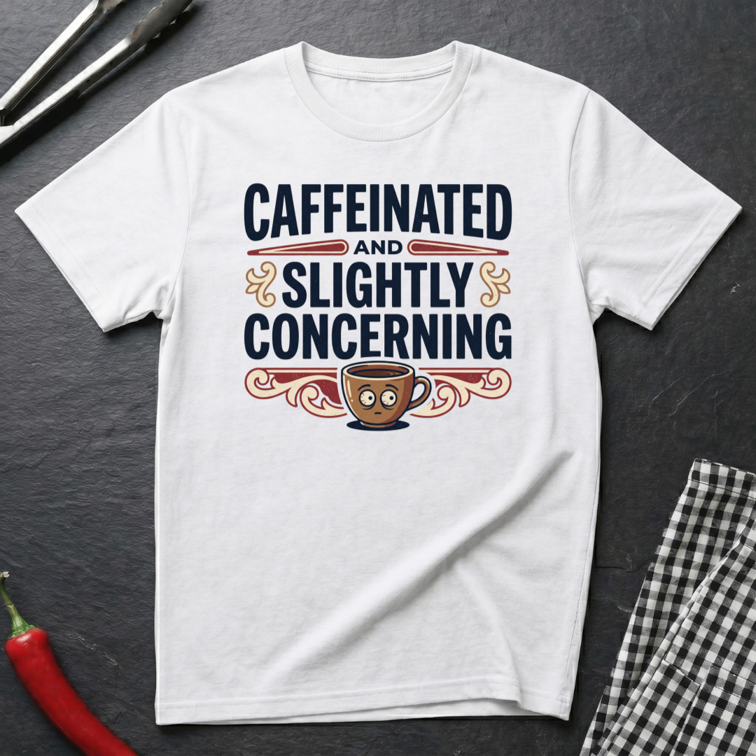 Caffeinated & Concerning T-Shirt