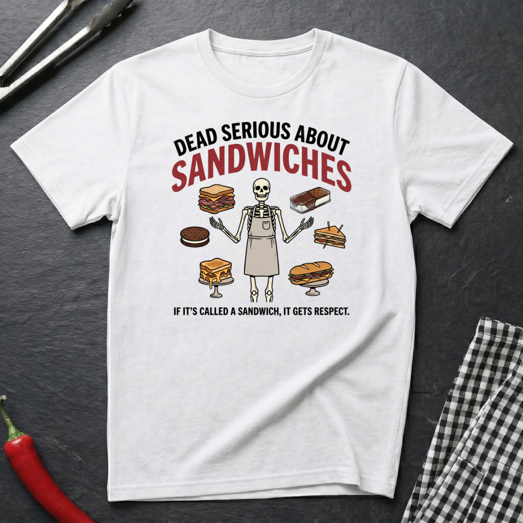 Dead Serious About Sandwiches T-Shirt