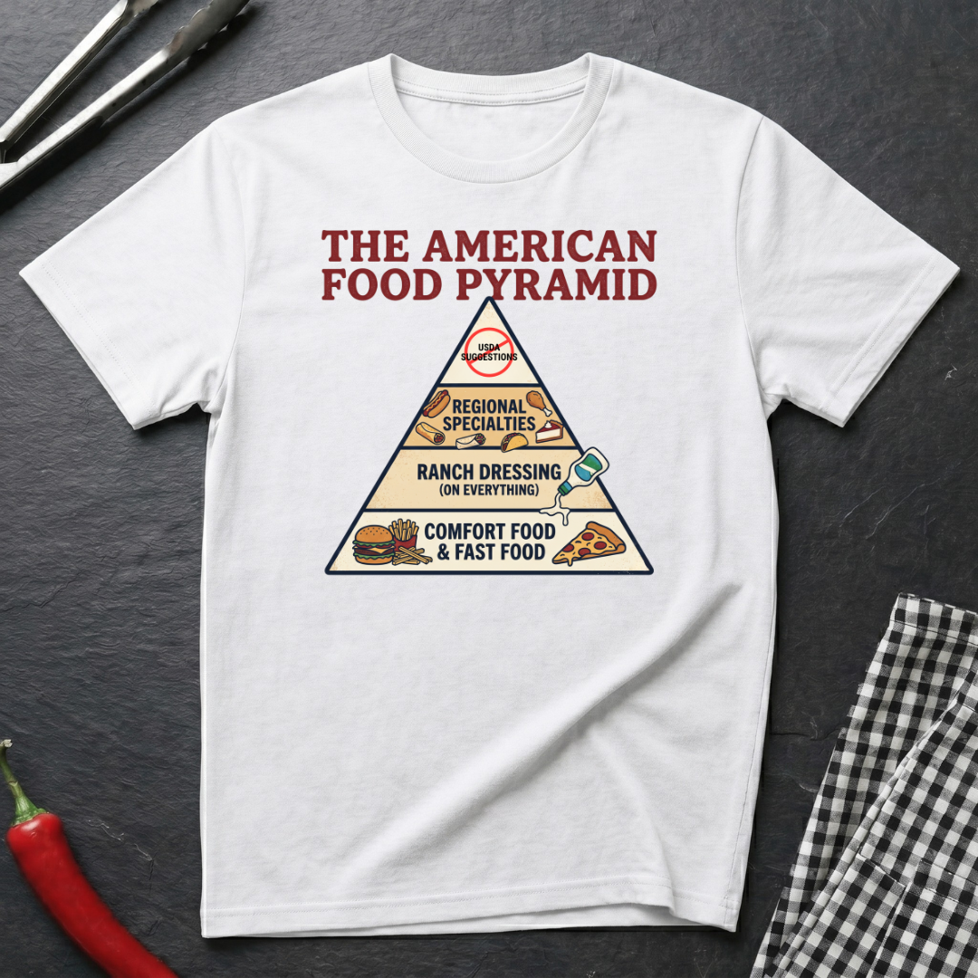 American Food Pyramid T-Shirt