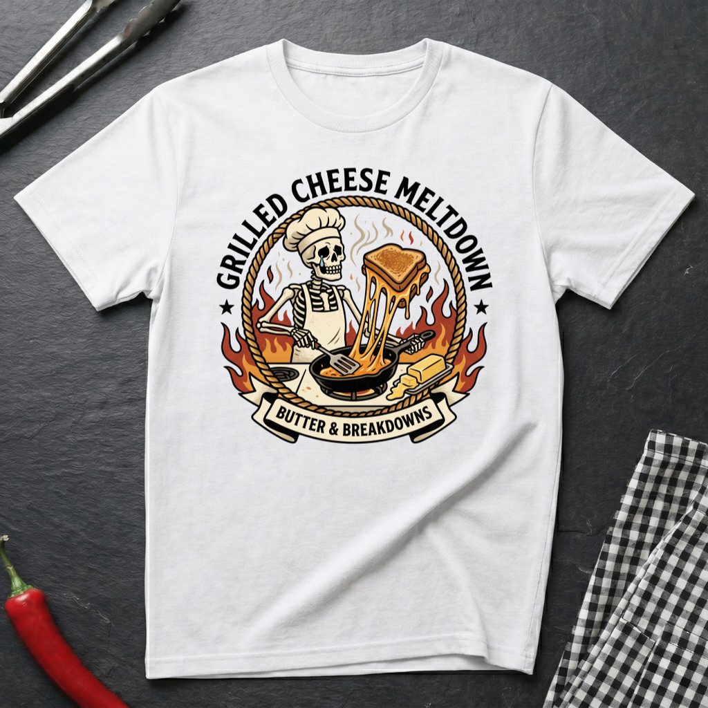 Grilled Cheese Meltdown T-Shirt