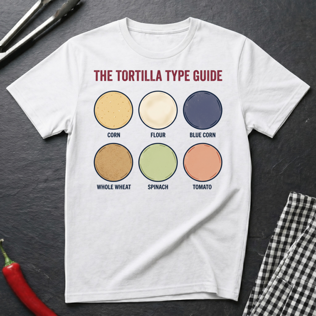 Tortilla Type Guide T-Shirt
