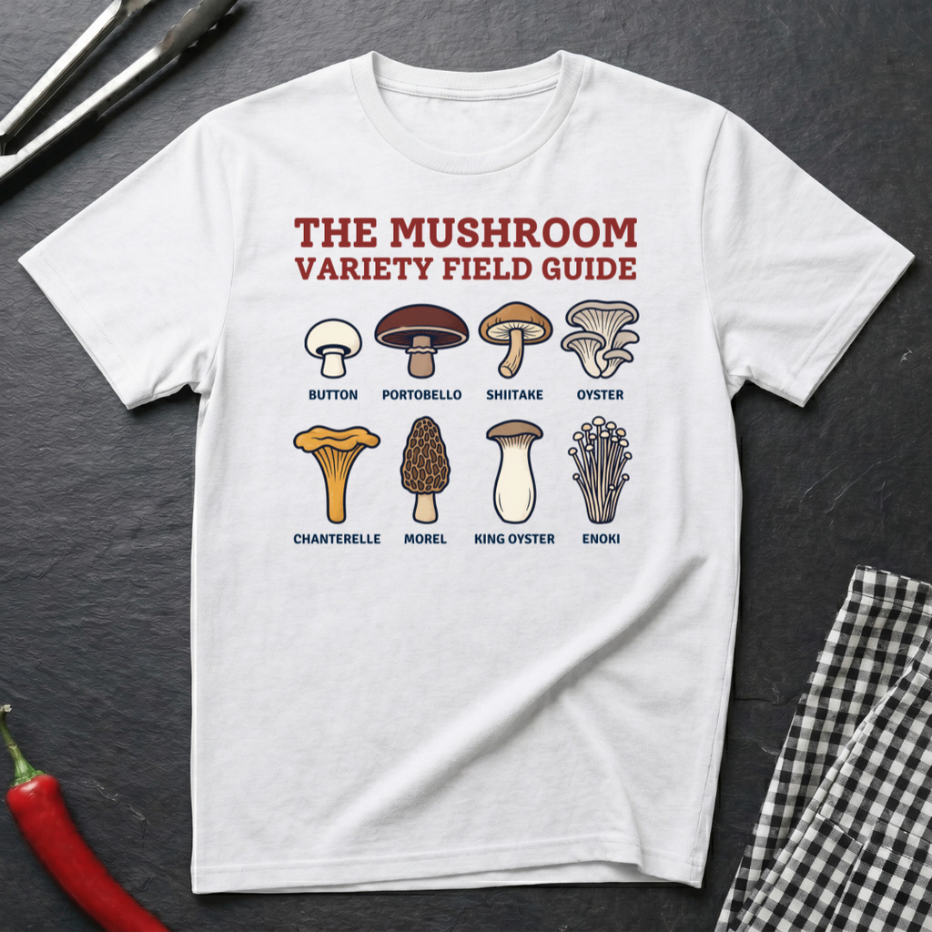 Mushroom Field Guide T-Shirt