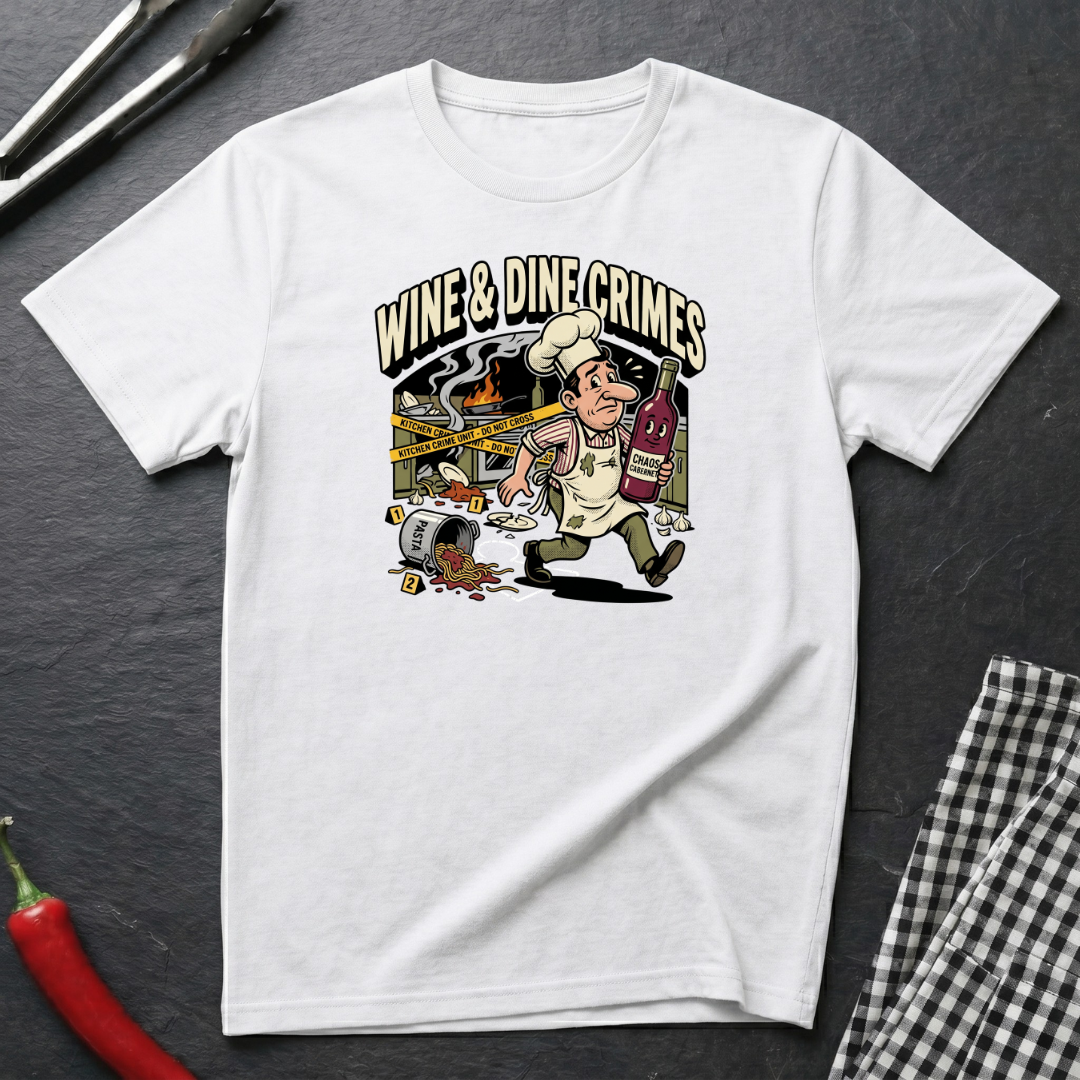 Wine & Dine Crimes T-Shirt