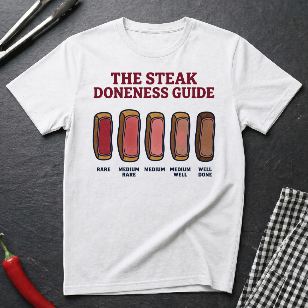 Steak Doneness Guide T-Shirt