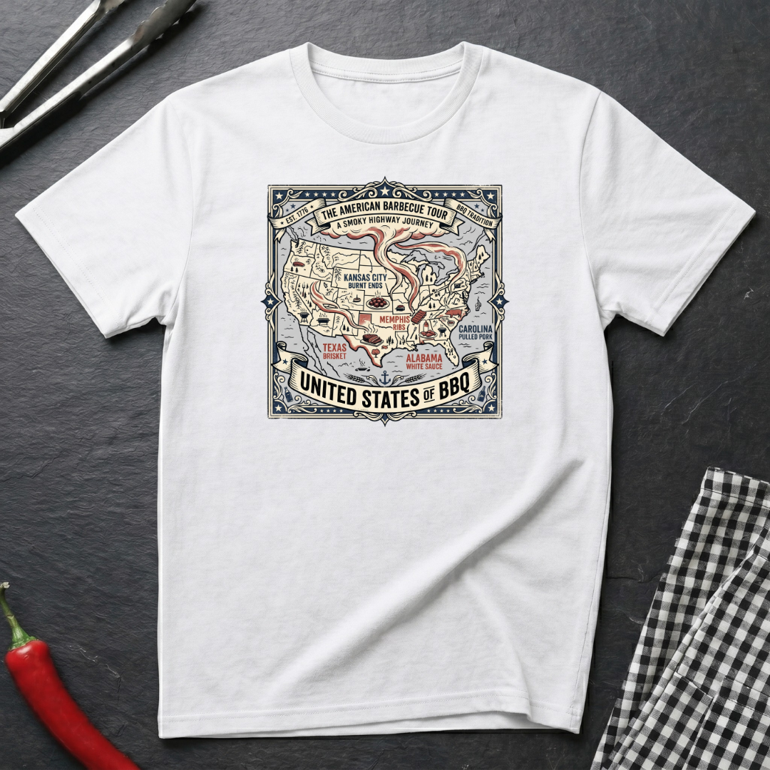 United States Of BBQ T-Shirt
