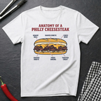 Cheesesteak Anatomy T-Shirt