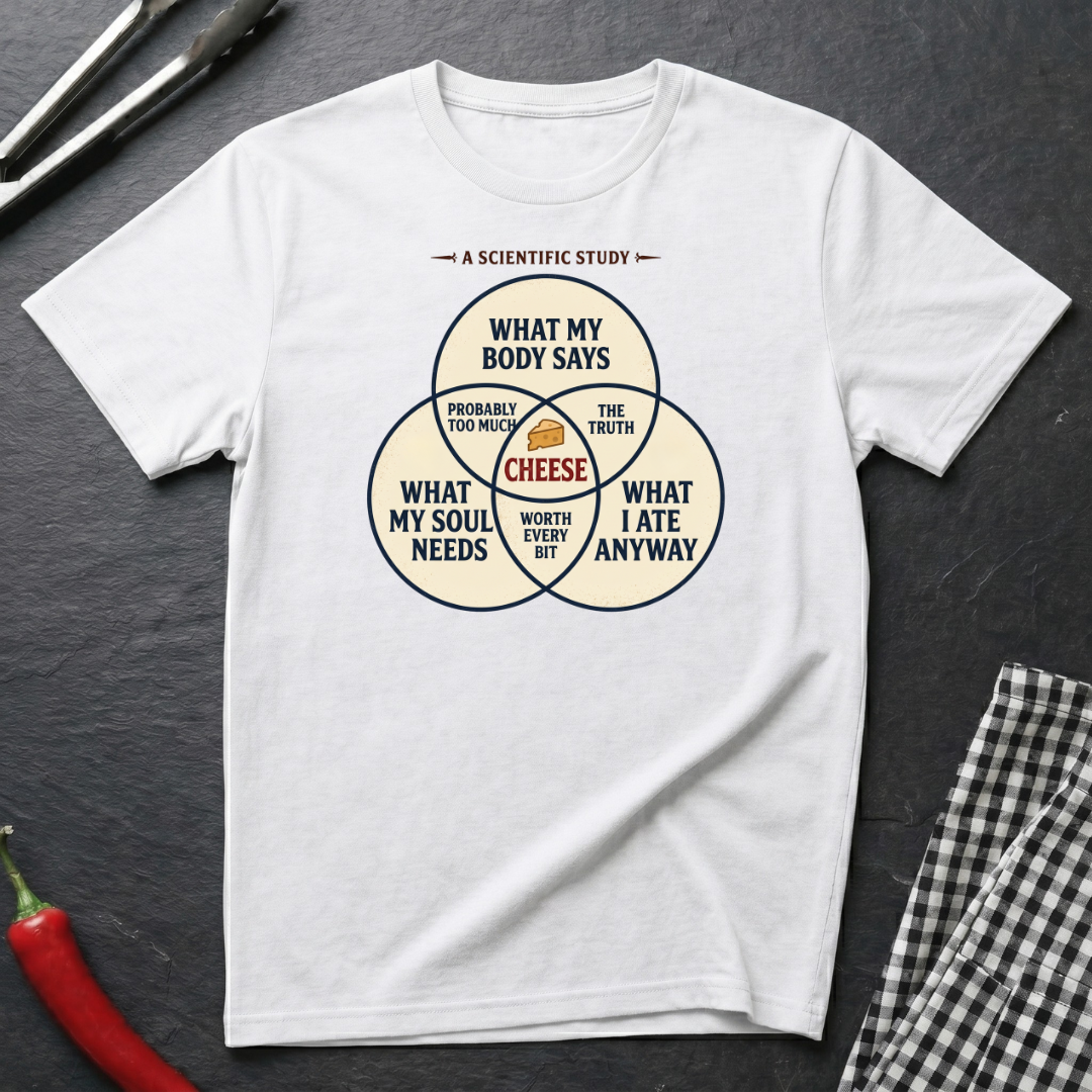 Cheese Need Diagram T-Shirt