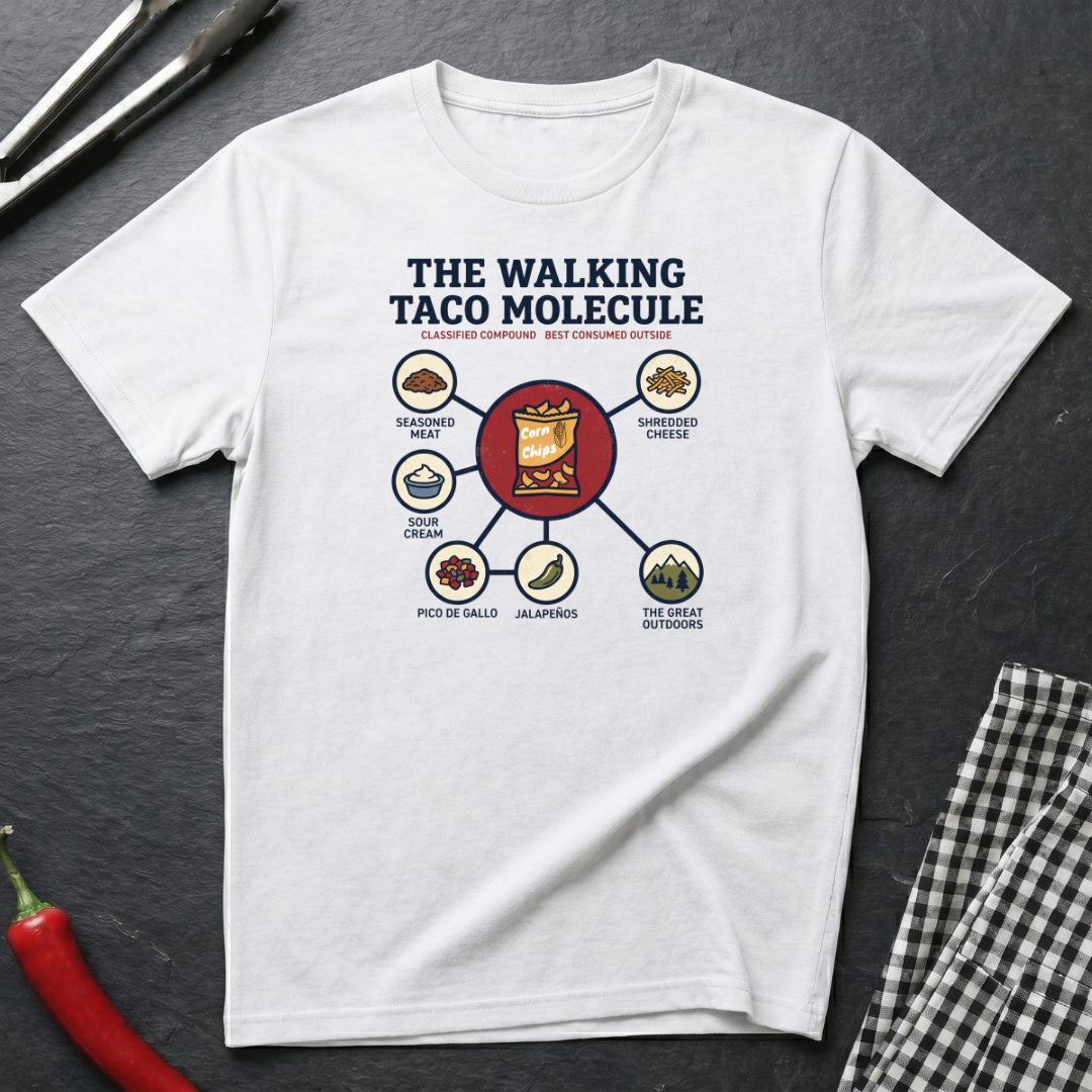 Walking Taco Molecule T-Shirt