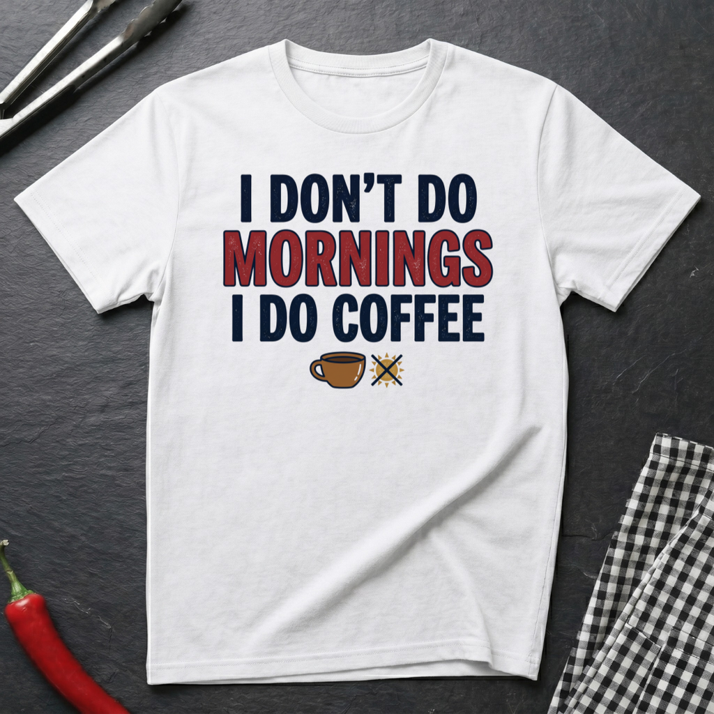 I Don't Do Mornings T-Shirt