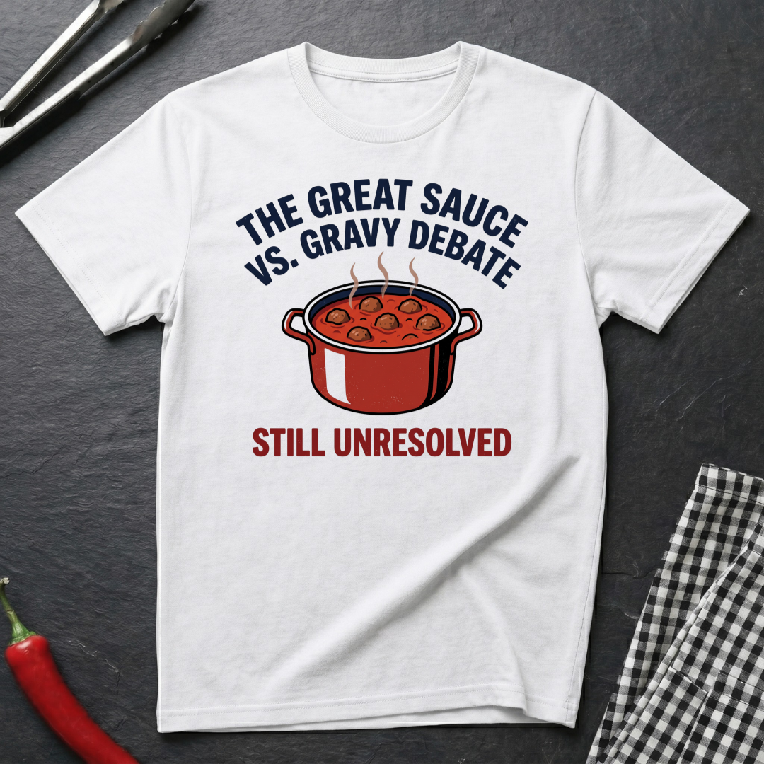 Sauce Vs. Gravy Debate T-Shirt