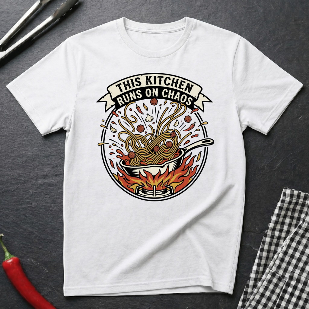 Kitchen Runs On Chaos T-Shirt