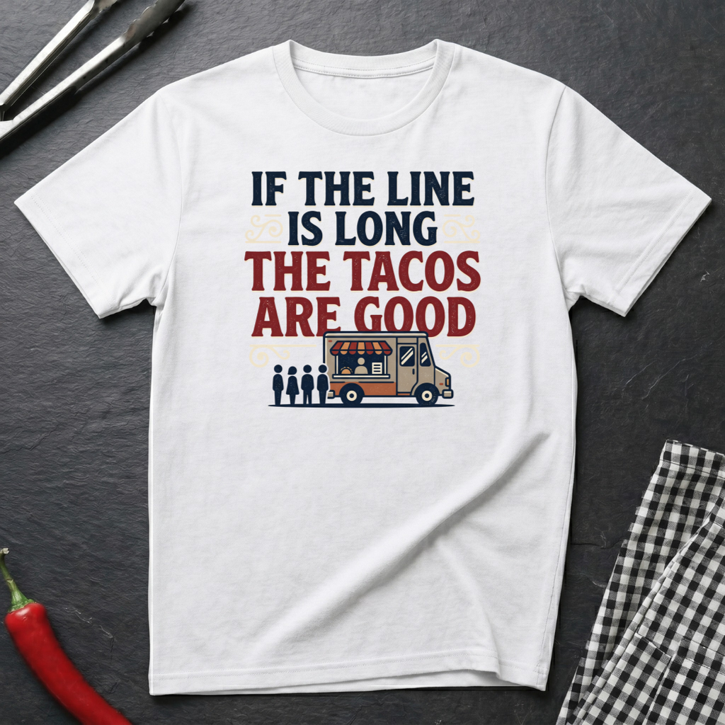 Long Line Good Tacos T-Shirt
