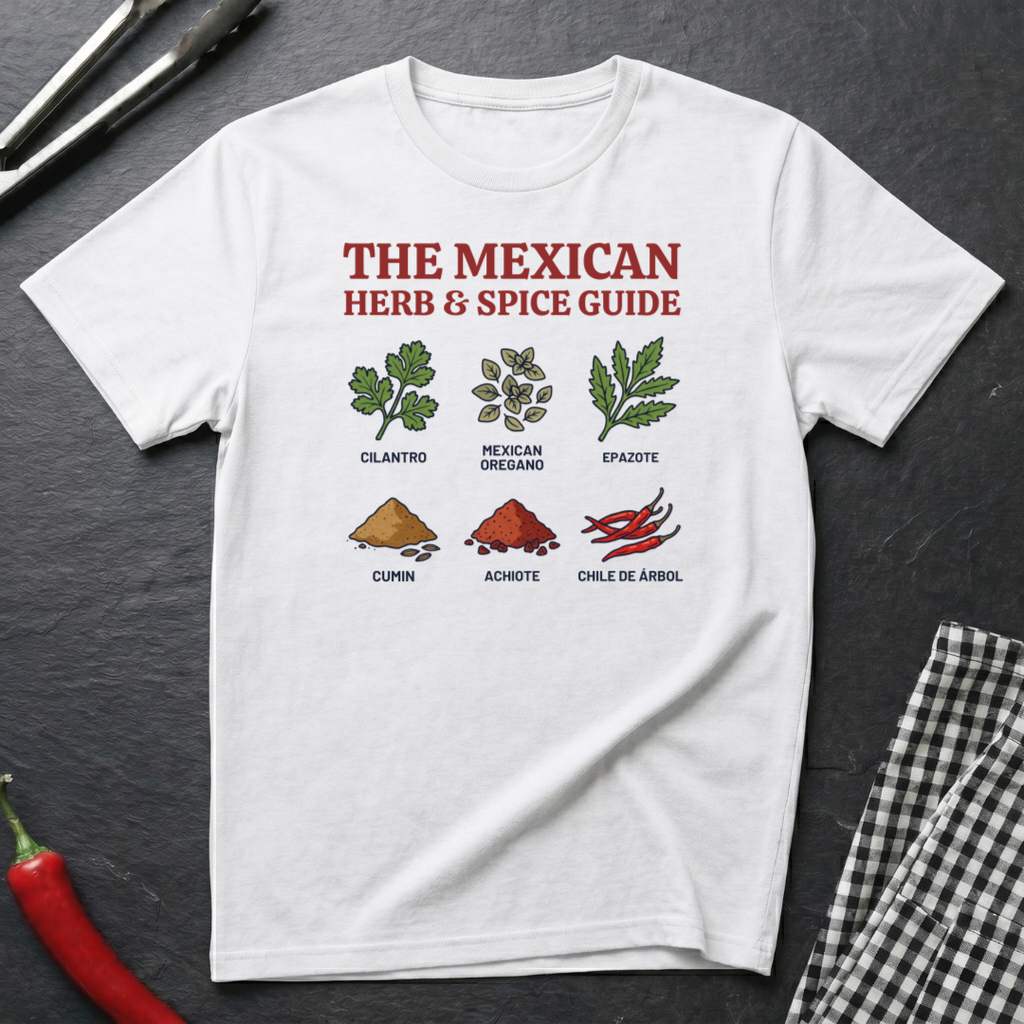 Mexican Herb & Spice Guide T-Shirt