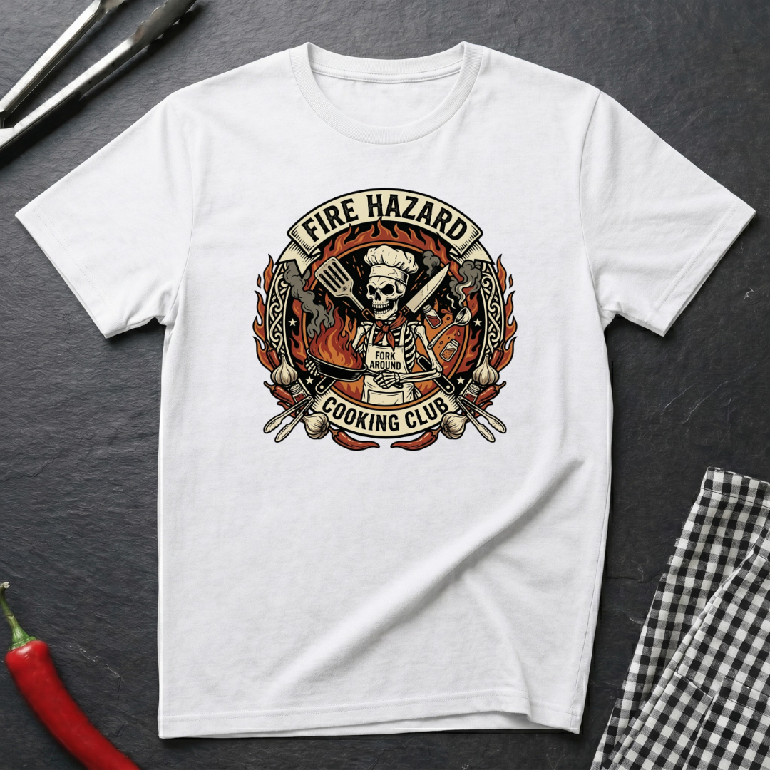Fire Hazard Cooking Club T-Shirt