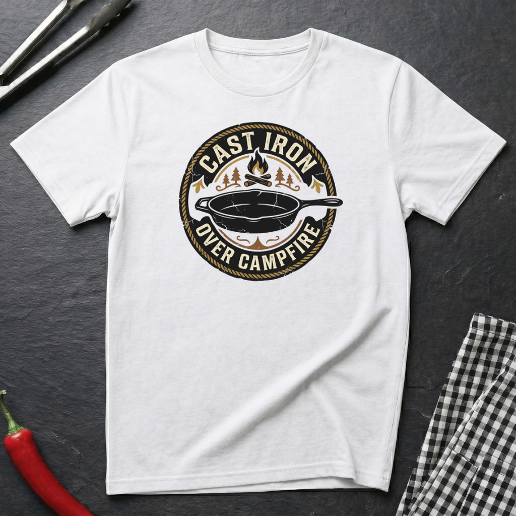 Cast Iron Over Campfire T-Shirt