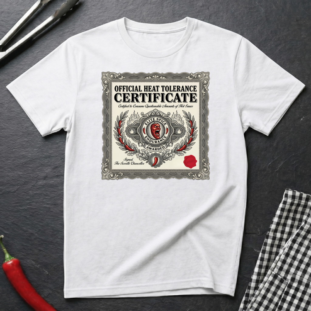 Heat Tolerance Certificate T-Shirt
